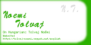 noemi tolvaj business card